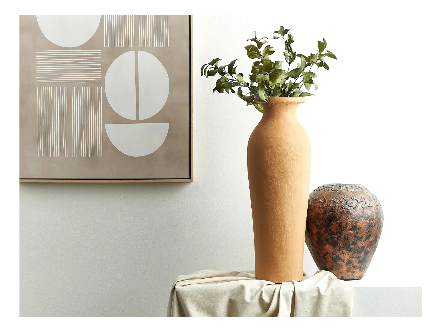 Decovaas MUAR Keramiek 60 cm Oranje