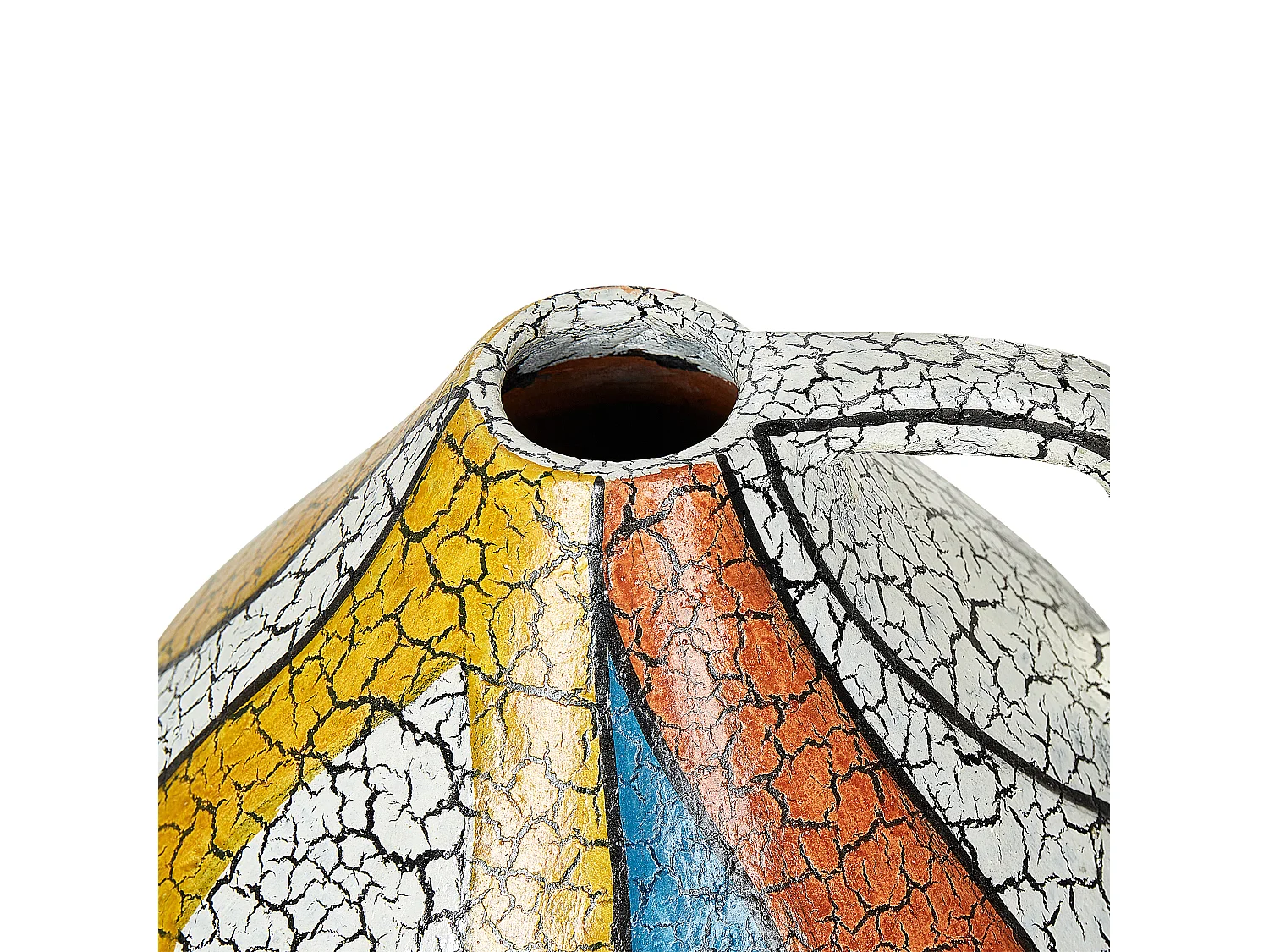 Vaso decorativo PUTRAJAYA Ceramica 38 cm Multicolore