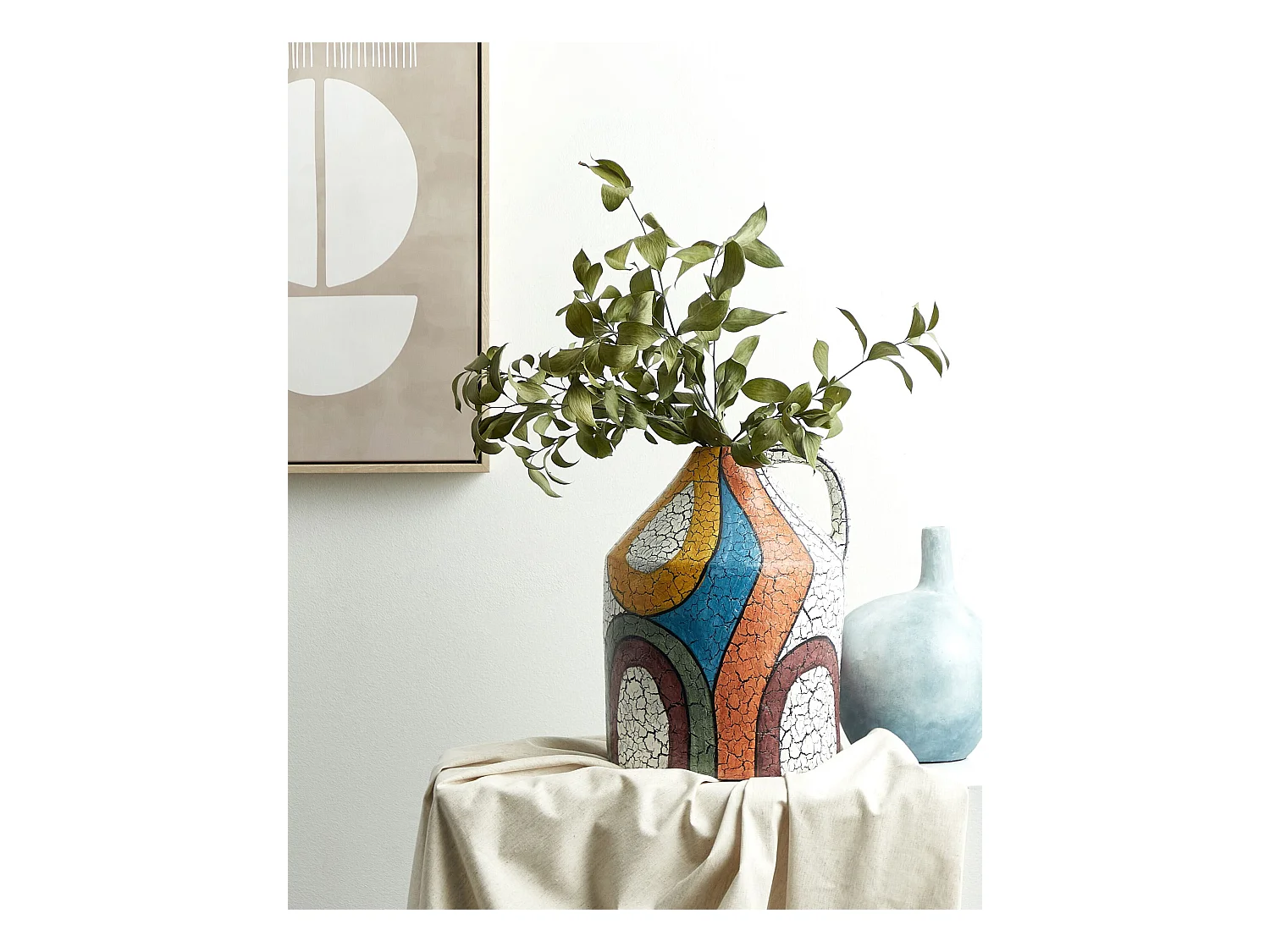 Dekovase PUTRAJAYA Keramik 38 cm Bunt