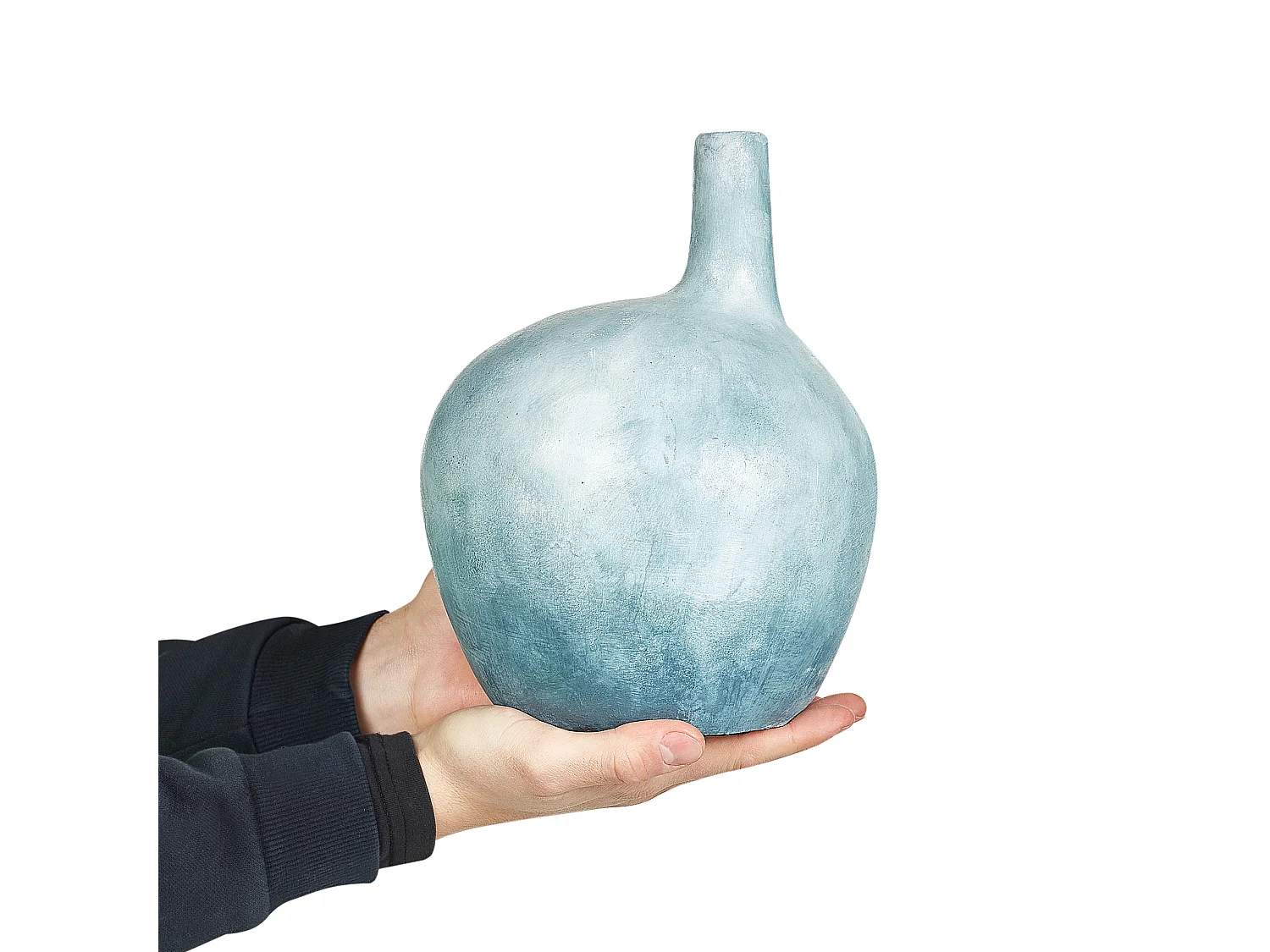 Jarro decorativo BENTONG Cerâmica 26 cm Azul claro