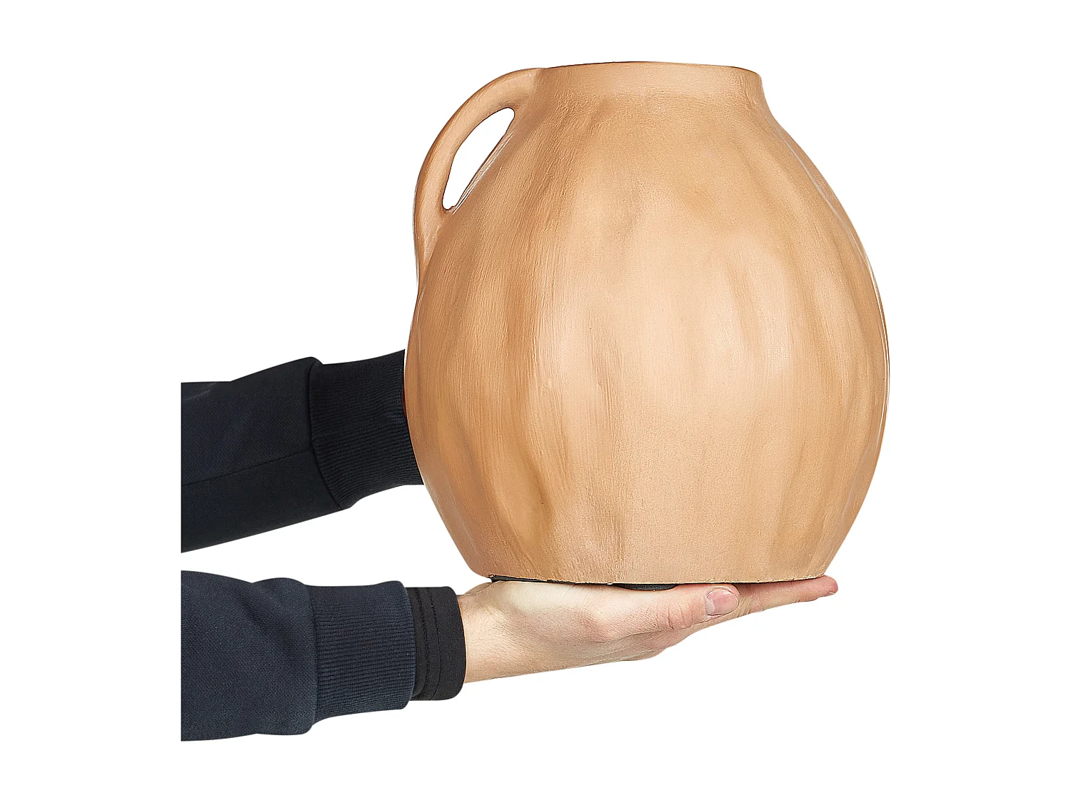 Vase décoratif PERAK Céramique 27 cm Beige sable