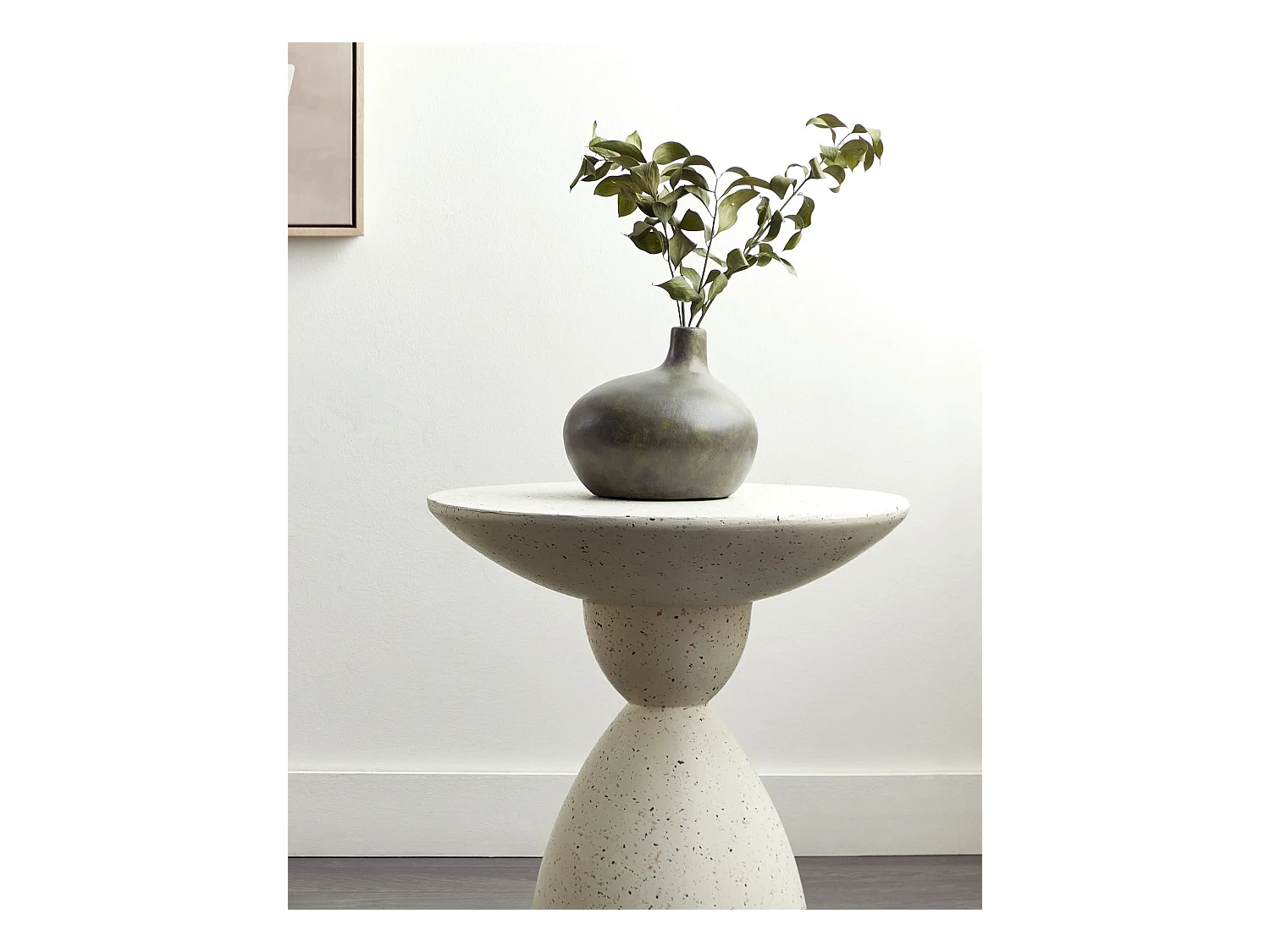 Vase décoratif KLANG Céramique 18 cm Gris