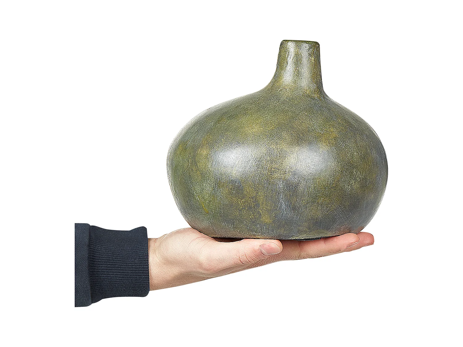 Vase décoratif KLANG Céramique 18 cm Gris