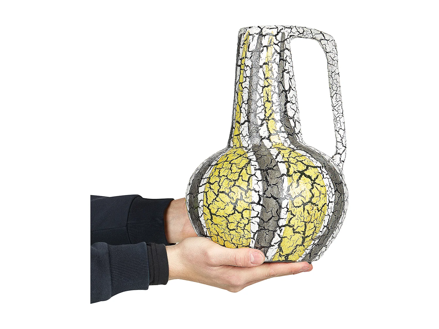 Vase décoratif MALAKKA Céramique 34 cm Multicolore