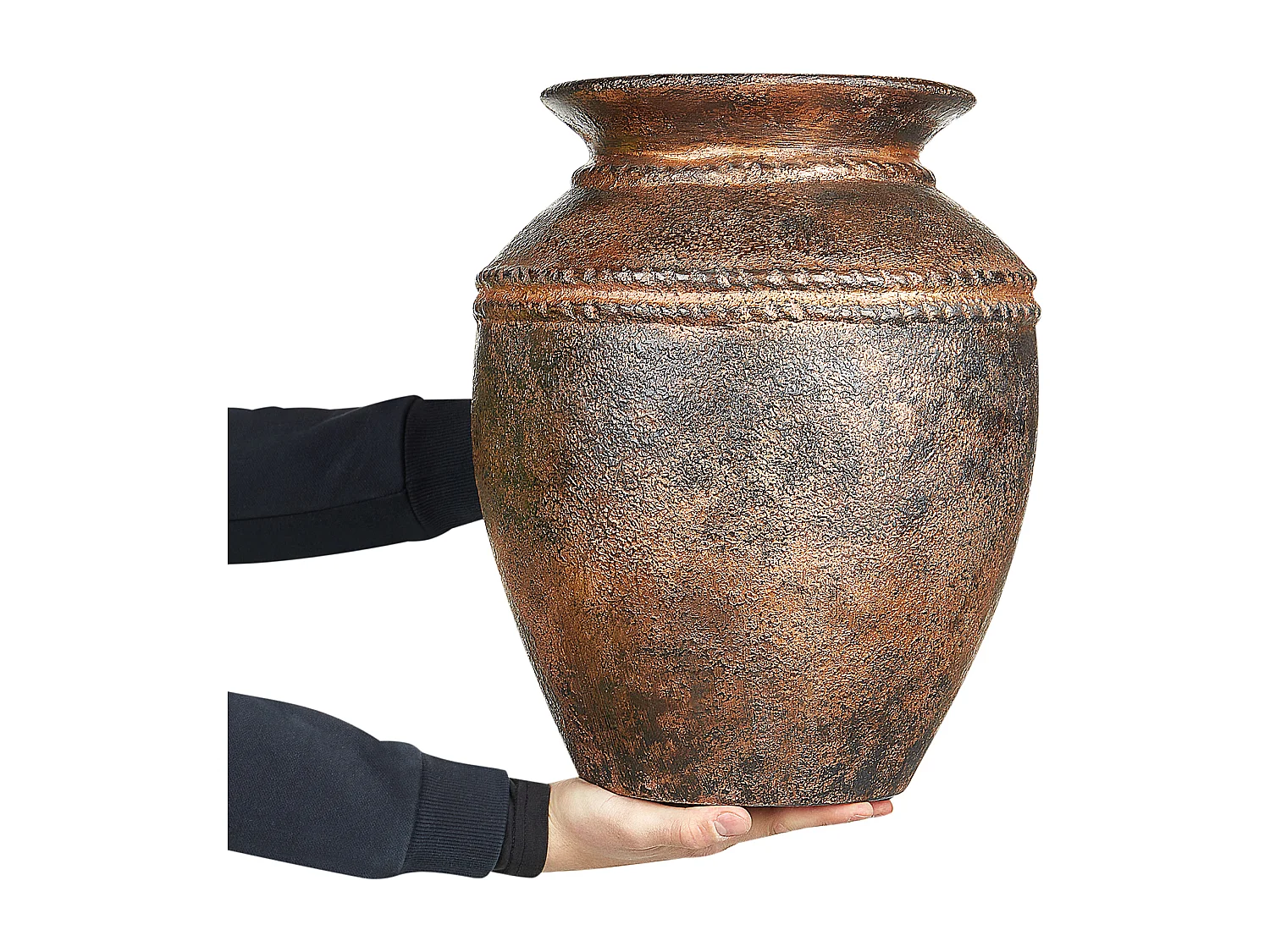 Vaso decorativo PUCHONG Ceramica 40 cm Rame