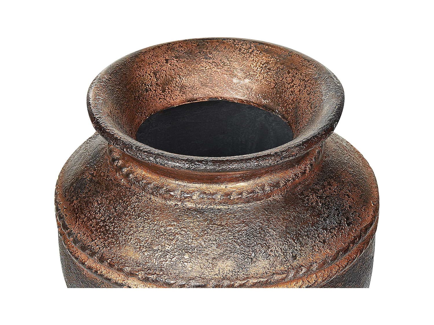 Vaso decorativo PUCHONG Ceramica 40 cm Rame