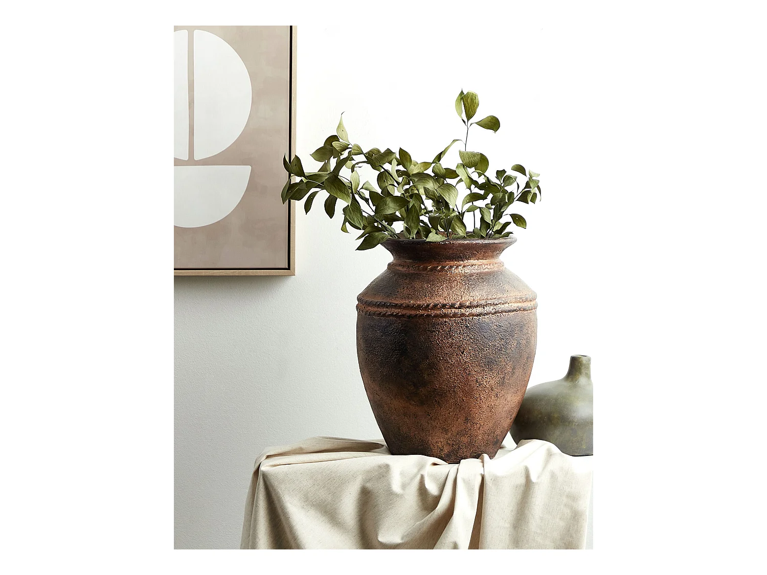 Wazon dekoracyjny PUCHONG Ceramika 40 cm Miedziany