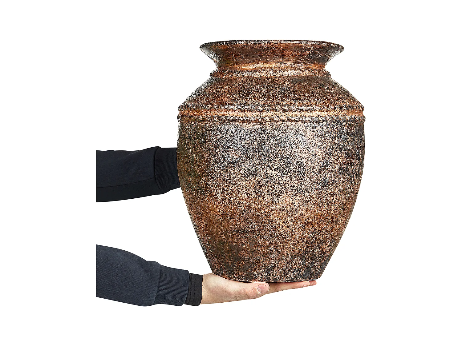 Wazon dekoracyjny PUCHONG Ceramika 40 cm Miedziany