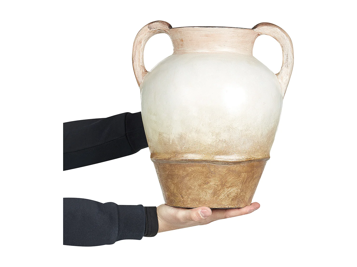 Decovaas BANTING Keramiek 36 cm Lichtbeige