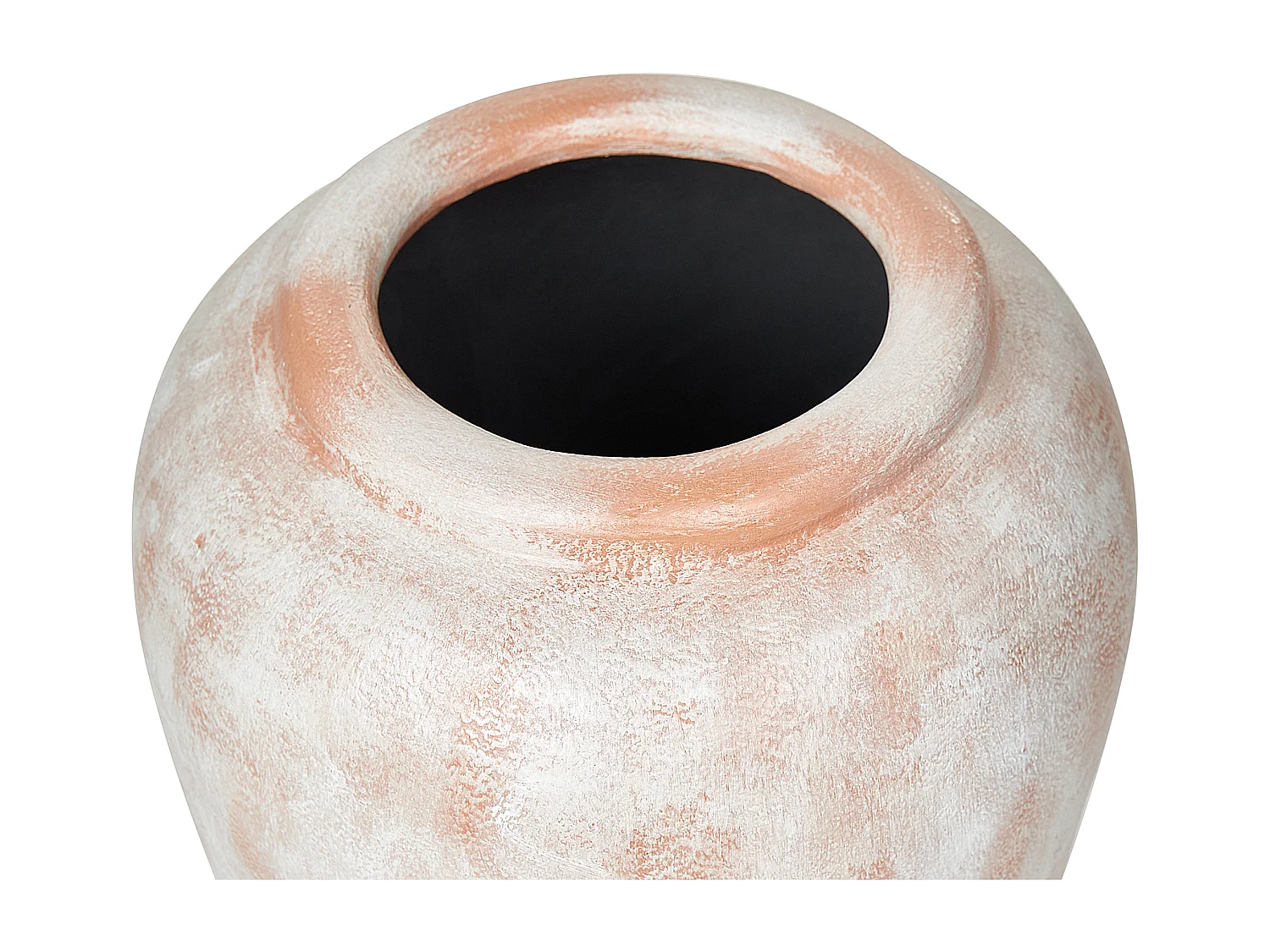 Vase décoratif MIRI Céramique 42 cm Blanc