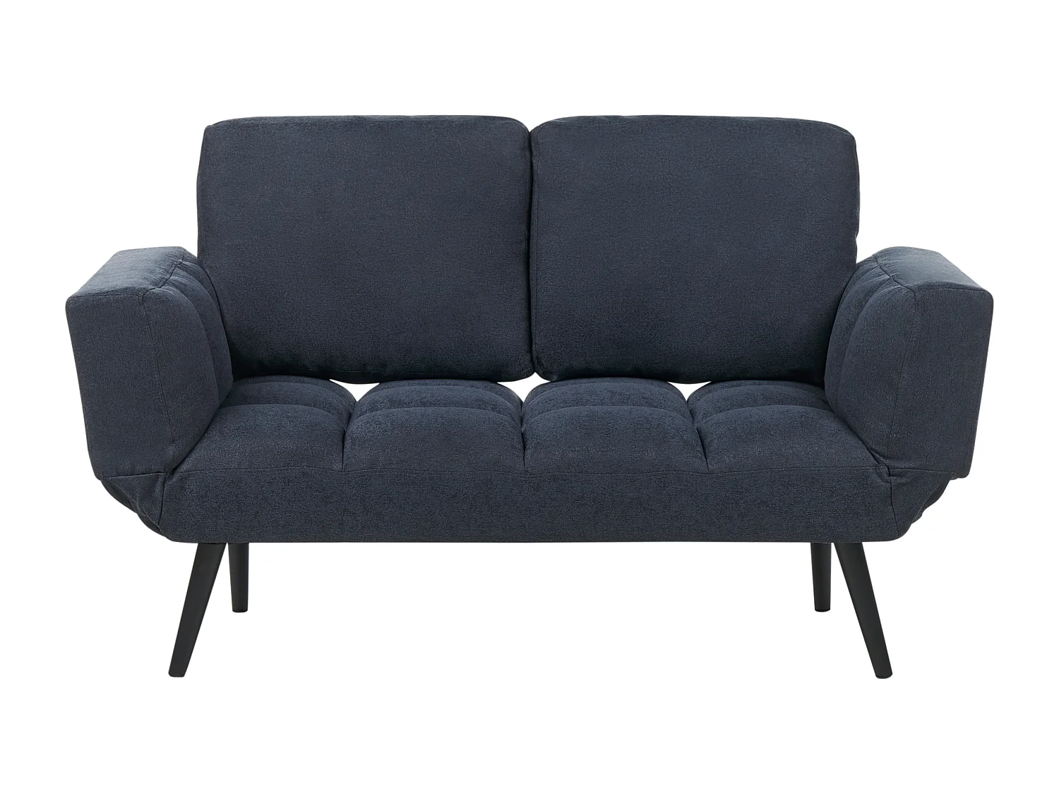 Canapé-lit 2 places BREKKE Tissu Bleu foncé