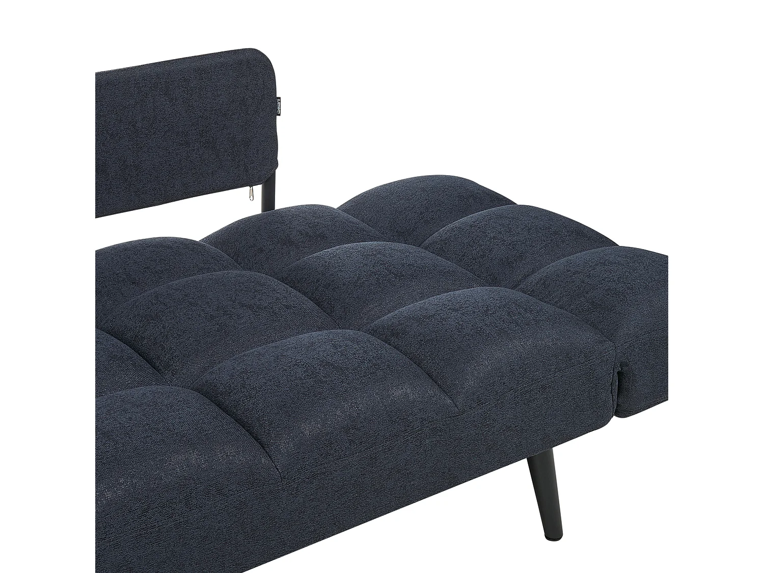 Canapé-lit 2 places BREKKE Tissu Bleu foncé