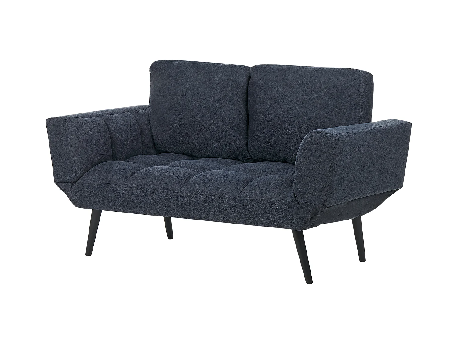 Schlafsofa BREKKE Stoff Dunkelblau 2-Sitzer