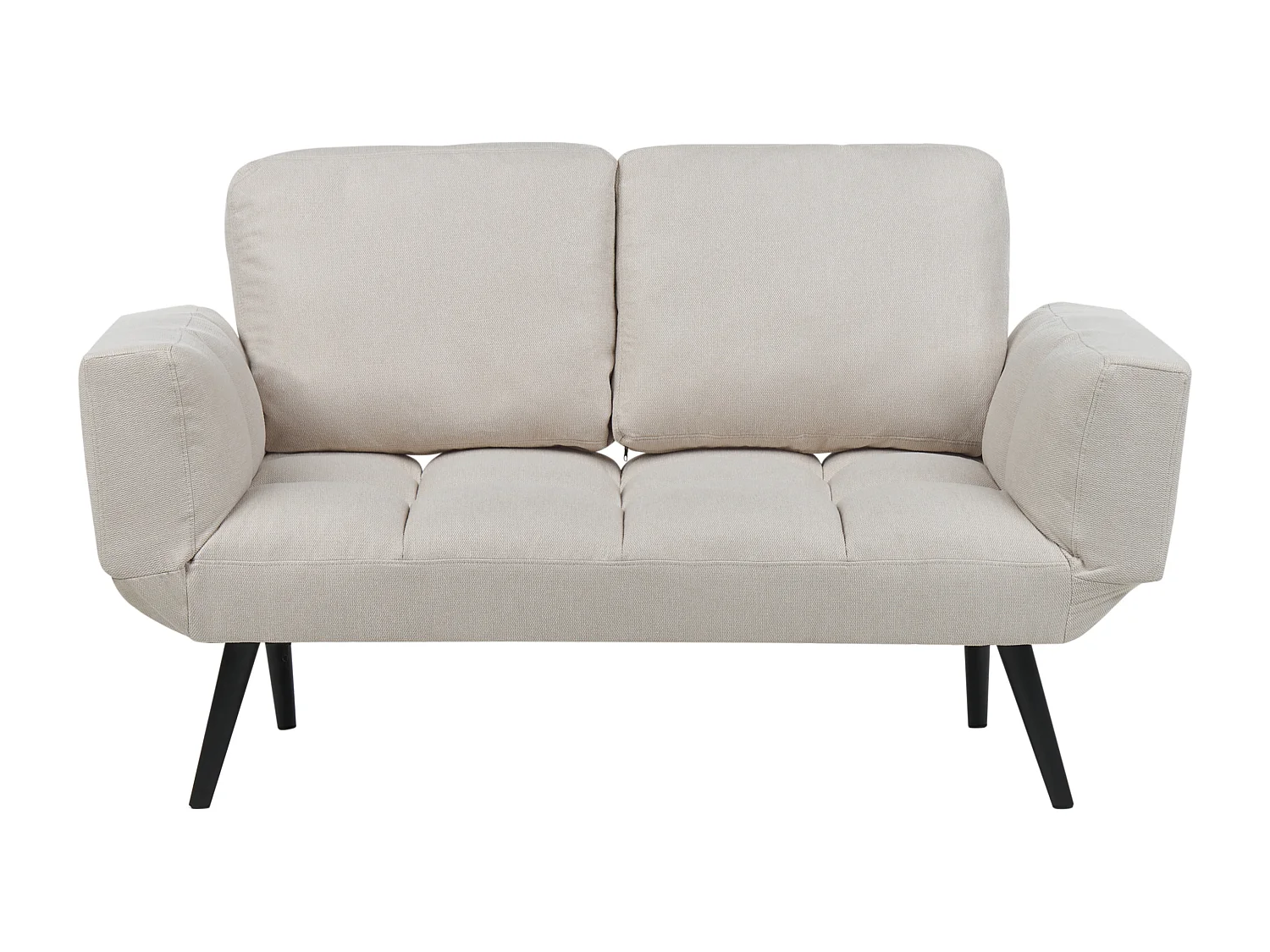 Slaapbank BREKKE Stof Lichtbeige 2-zitter