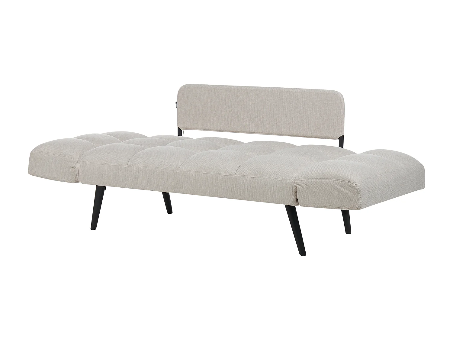Schlafsofa BREKKE Stoff Hellbeige 2-Sitzer