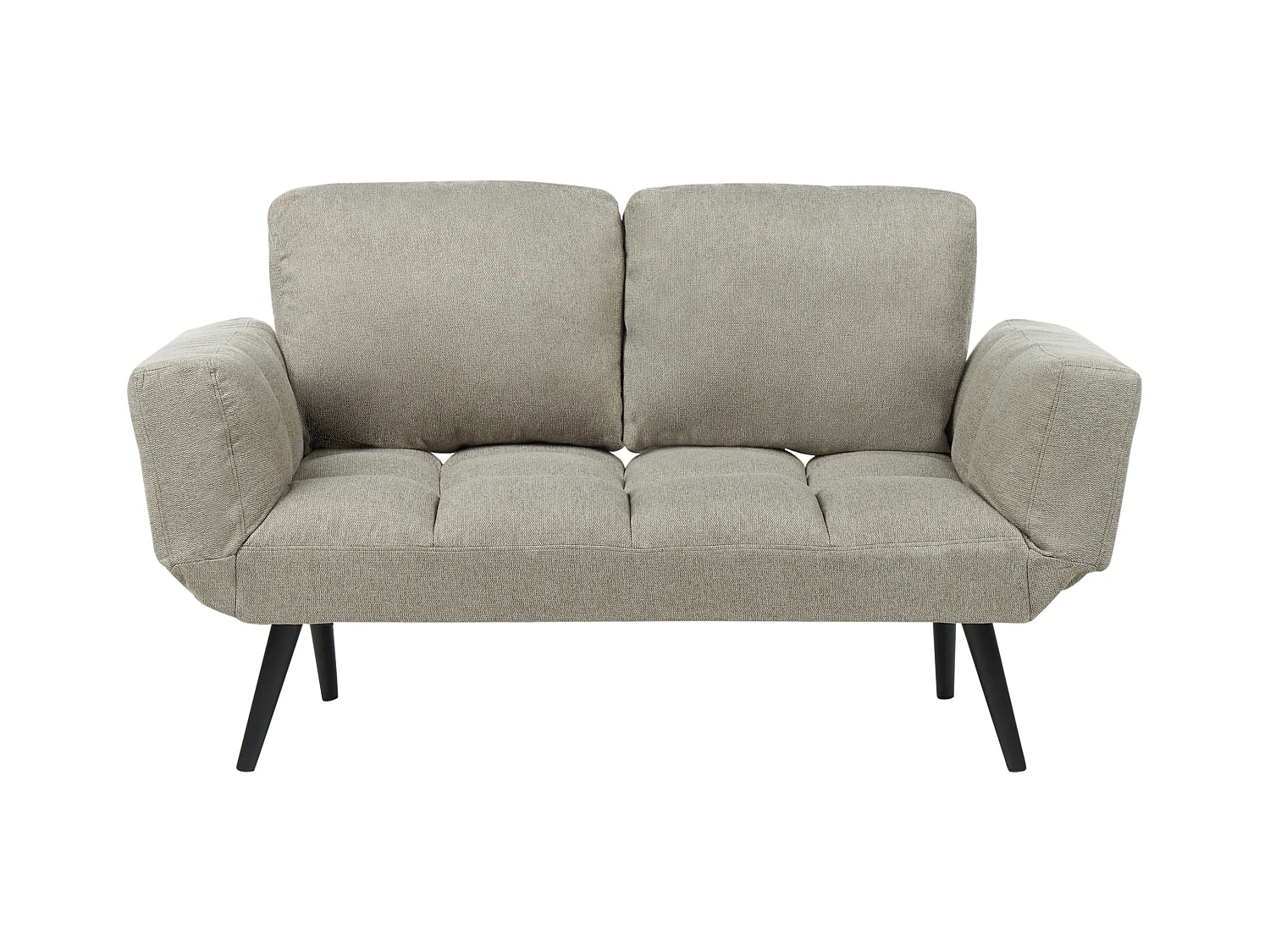 Schlafsofa BREKKE Stoff Hellgrün 2-Sitzer