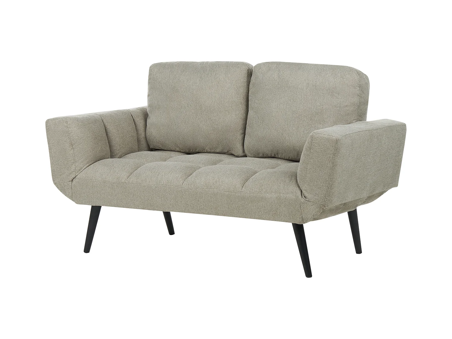 Schlafsofa BREKKE Stoff Hellgrün 2-Sitzer