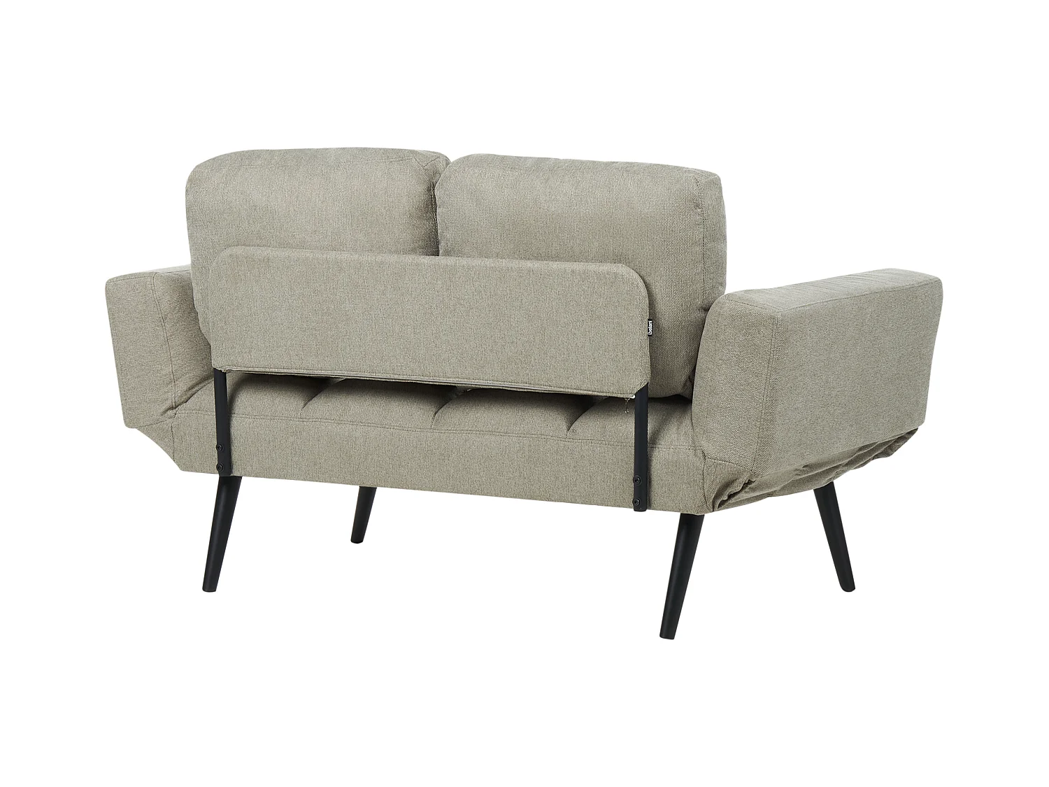 Schlafsofa BREKKE Stoff Hellgrün 2-Sitzer