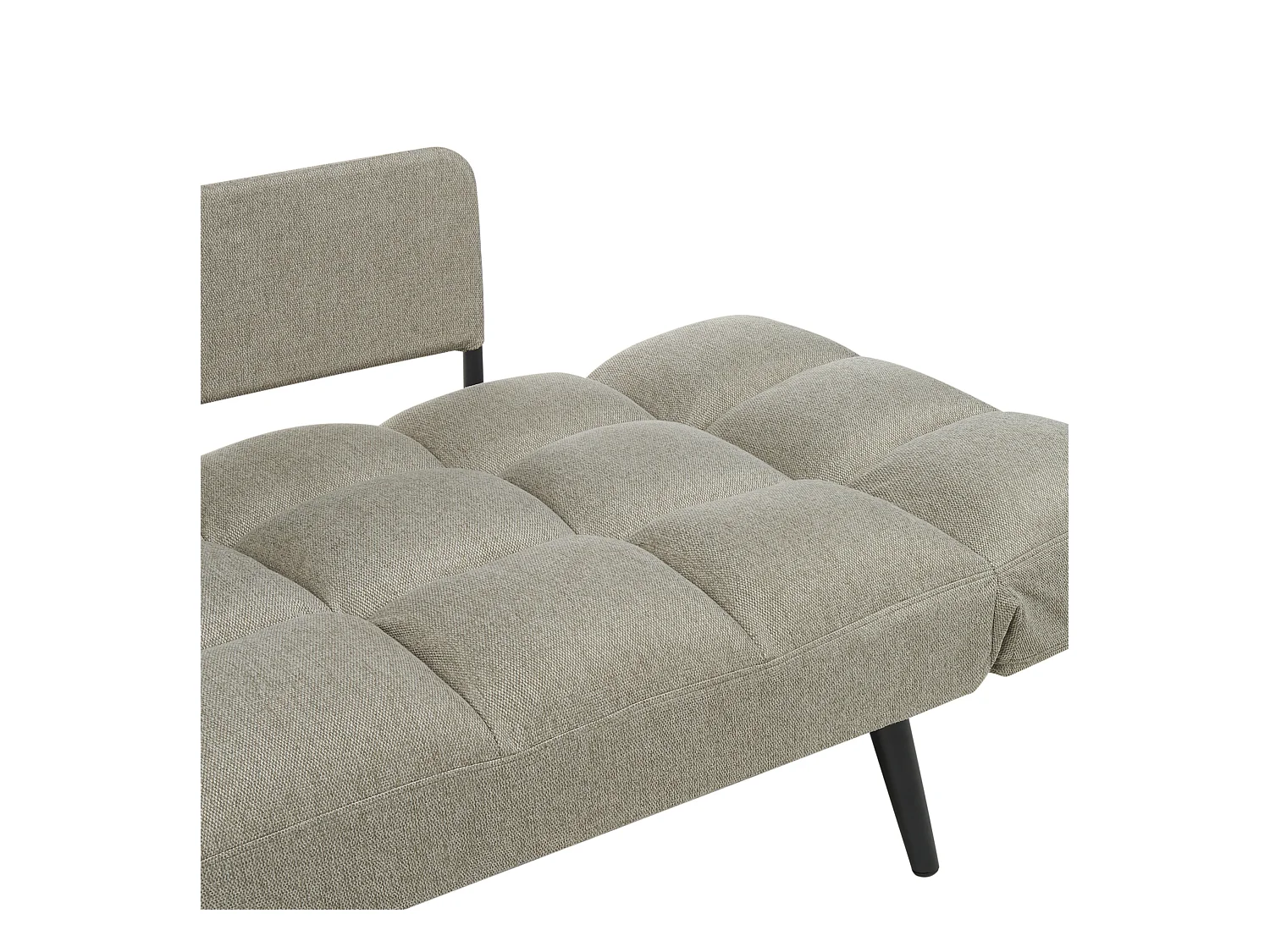 Schlafsofa BREKKE Stoff Hellgrün 2-Sitzer
