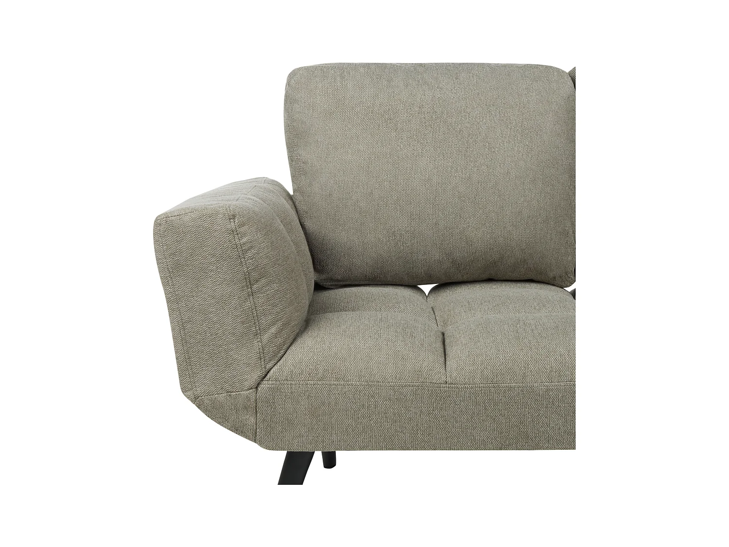 Schlafsofa BREKKE Stoff Hellgrün 2-Sitzer