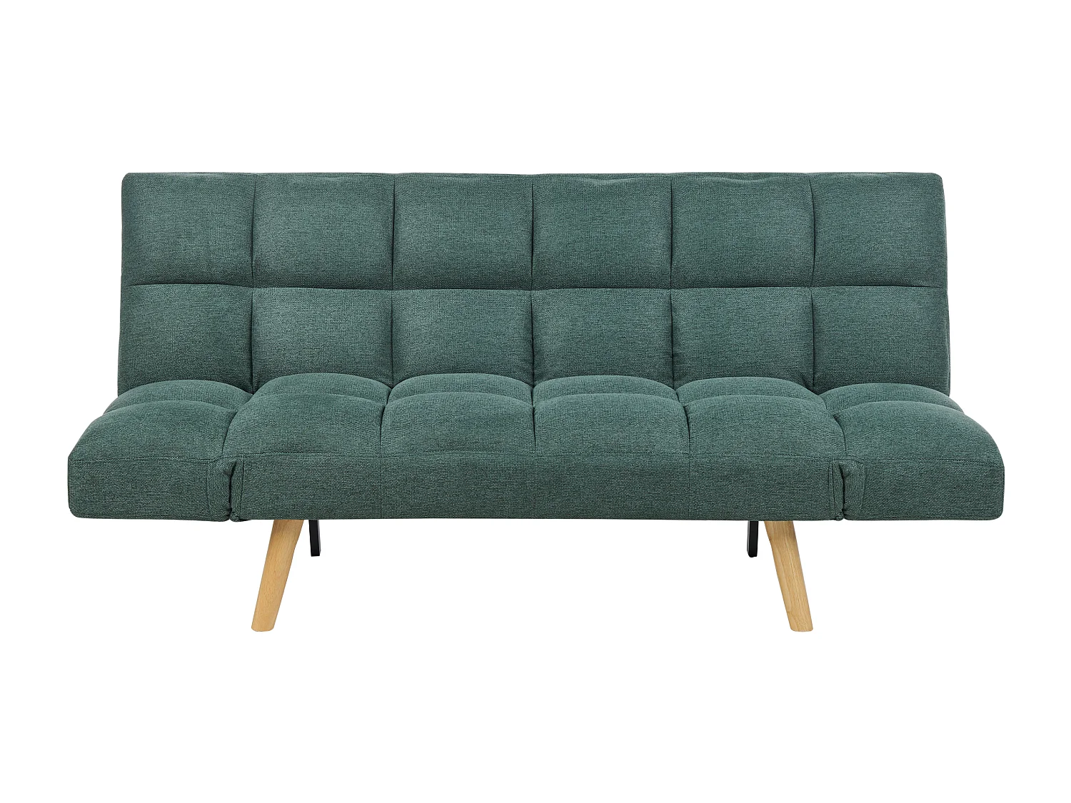 Canapé-lit 2 places INGARO Tissu Vert foncé