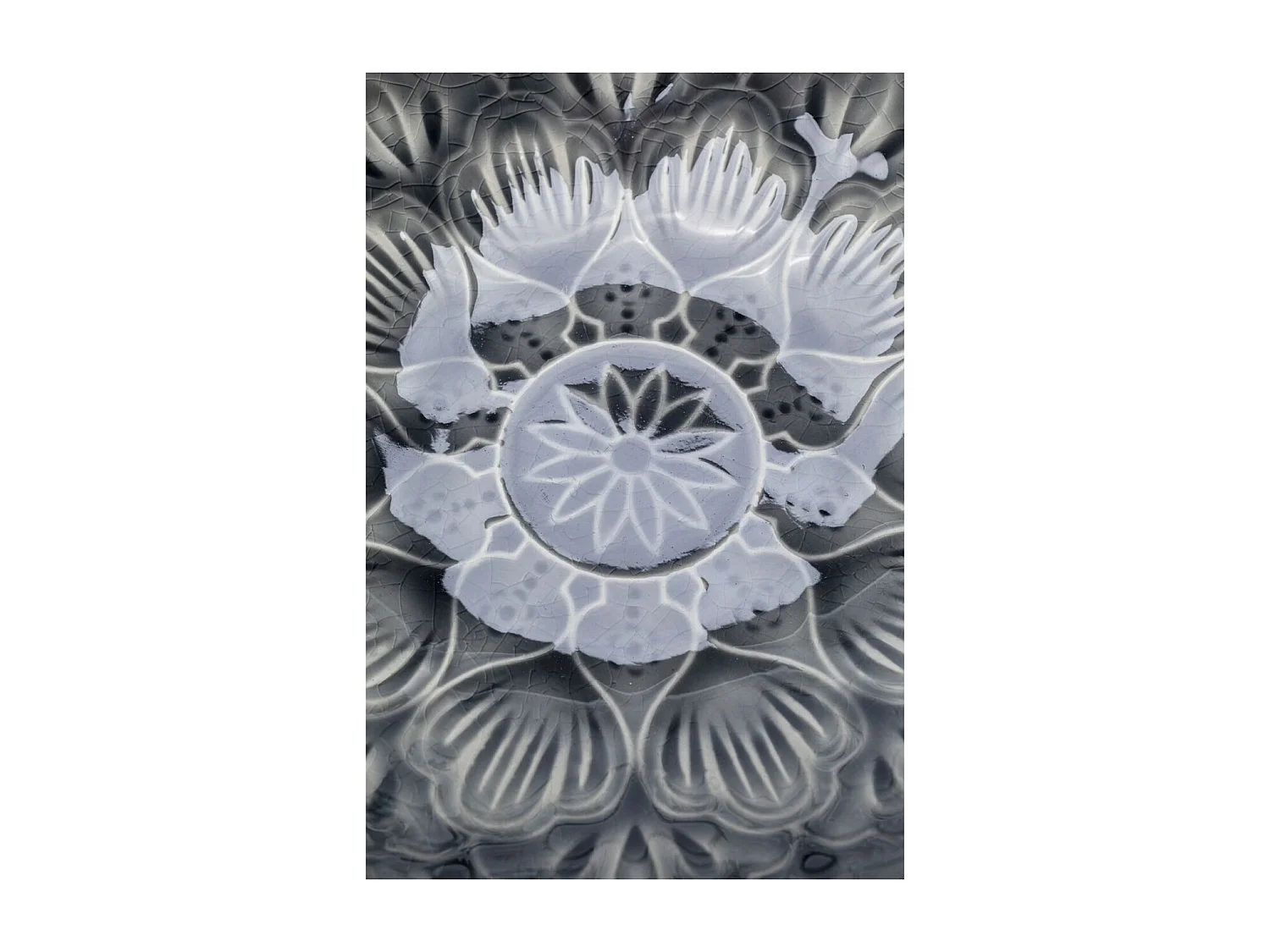 Bol Sicilia Mandala gris Ø18