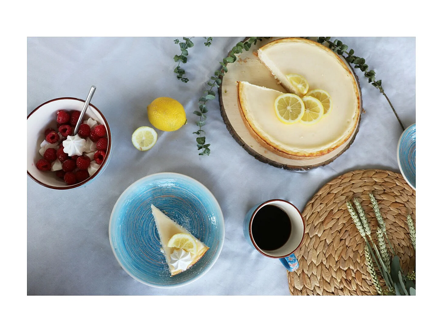 Bol Swirl bleu  Ø14cm