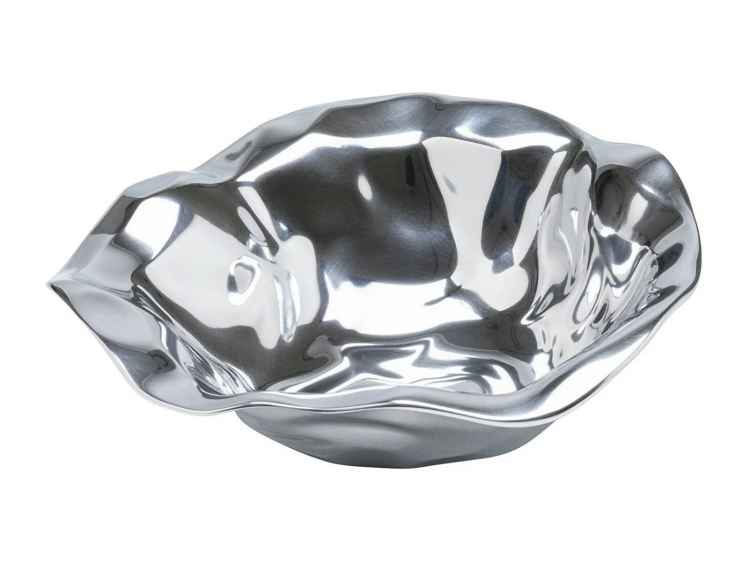 Coupe décorative Jade argenté Ø30cm