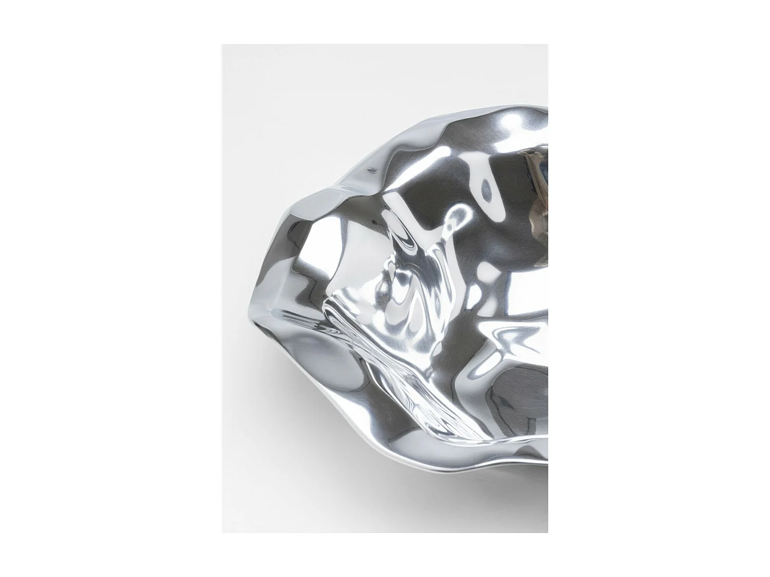 Coupe décorative Jade argenté Ø30cm