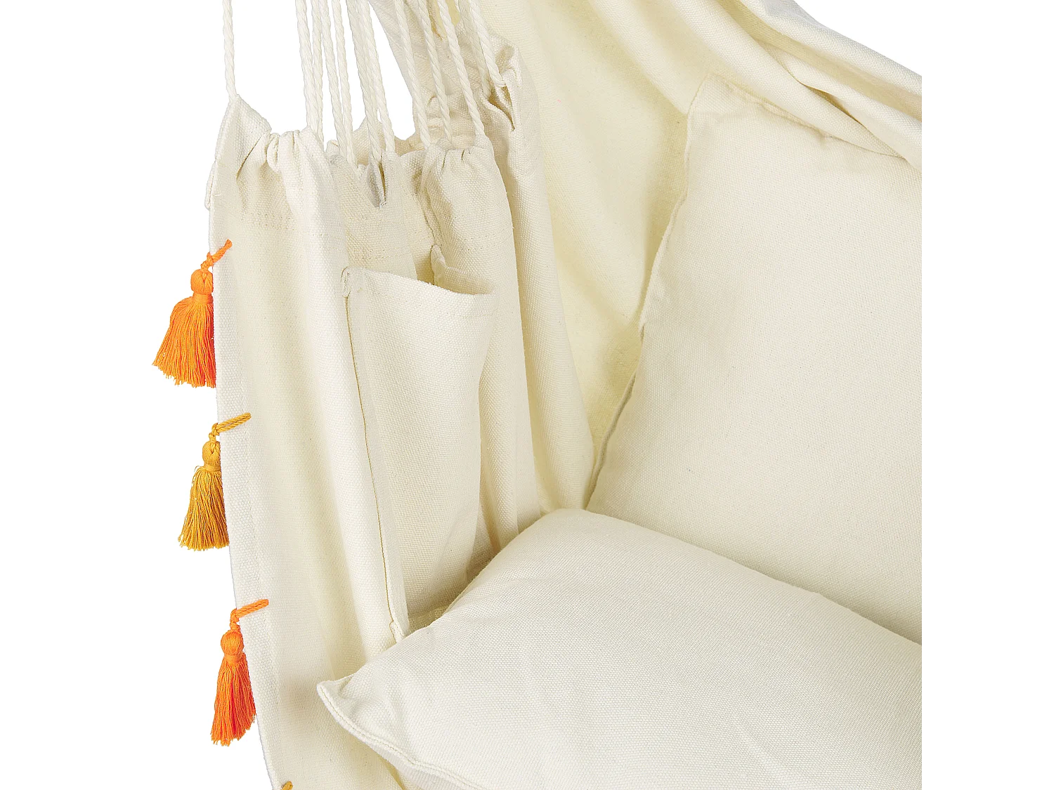 Cadeira suspensa VARENA Algodão Laranja