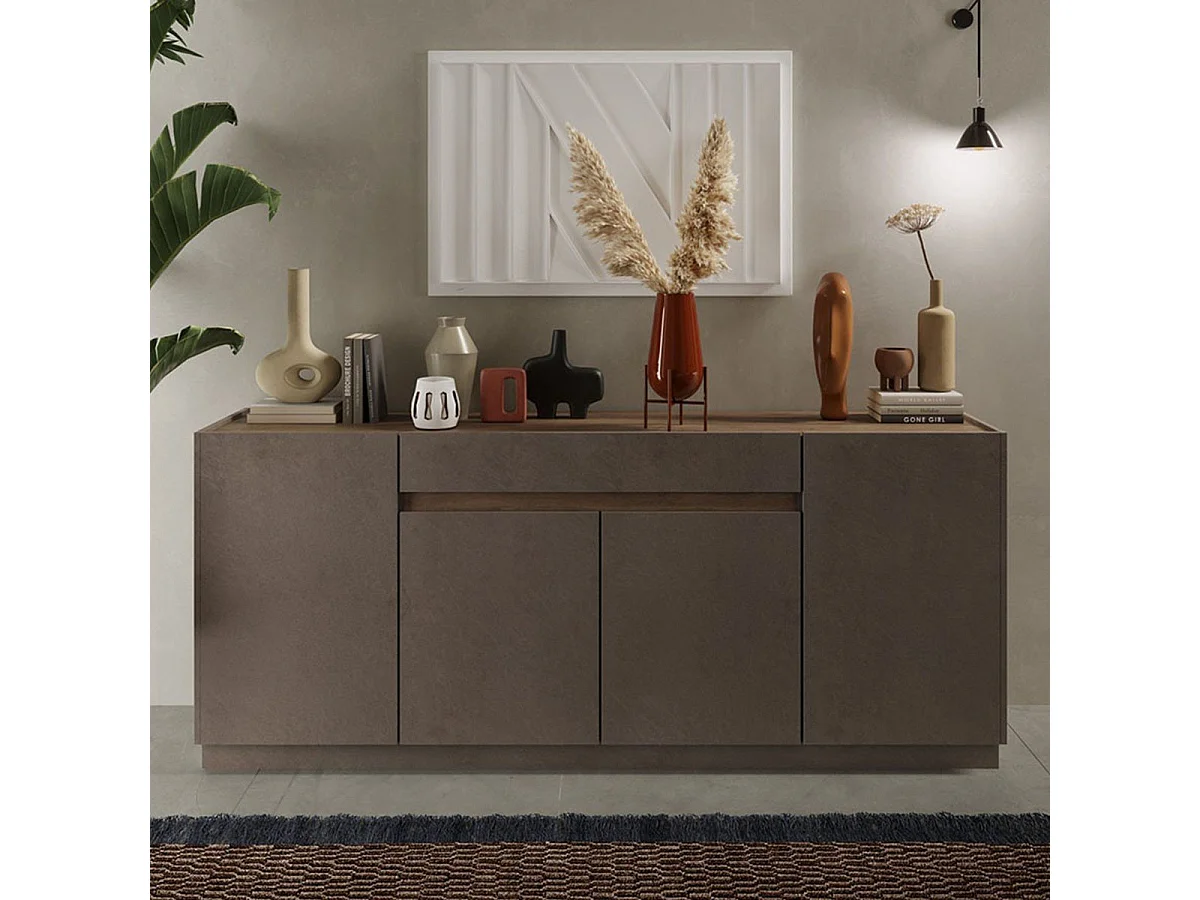 Buffet 4 portes 1 tiroir Utopia - L205 cm