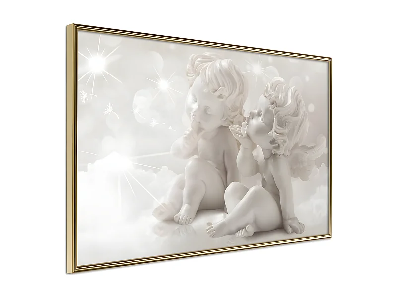 Affiche Murale Encadrée "Innocence" 90 x 60 cm Or