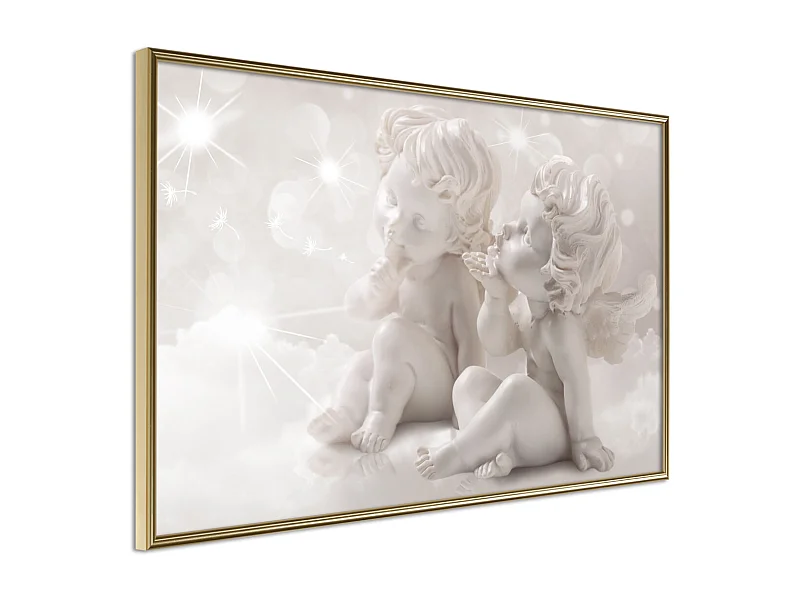 Affiche Murale Encadrée "Innocence" 90 x 60 cm Or