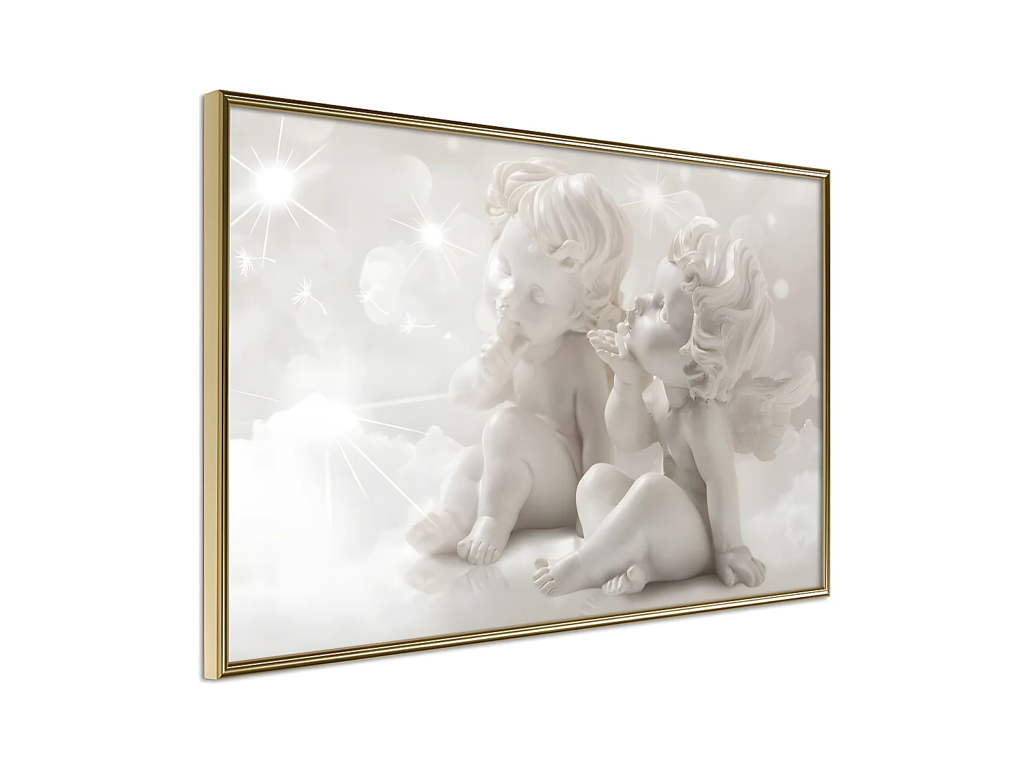 Affiche Murale Encadrée "Innocence" 30 x 20 cm Or