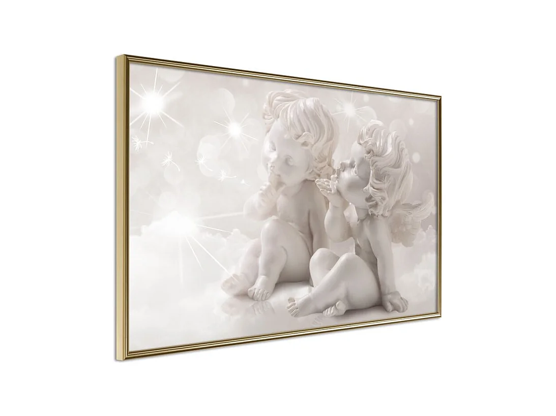 Affiche Murale Encadrée "Innocence" 45 x 30 cm Or