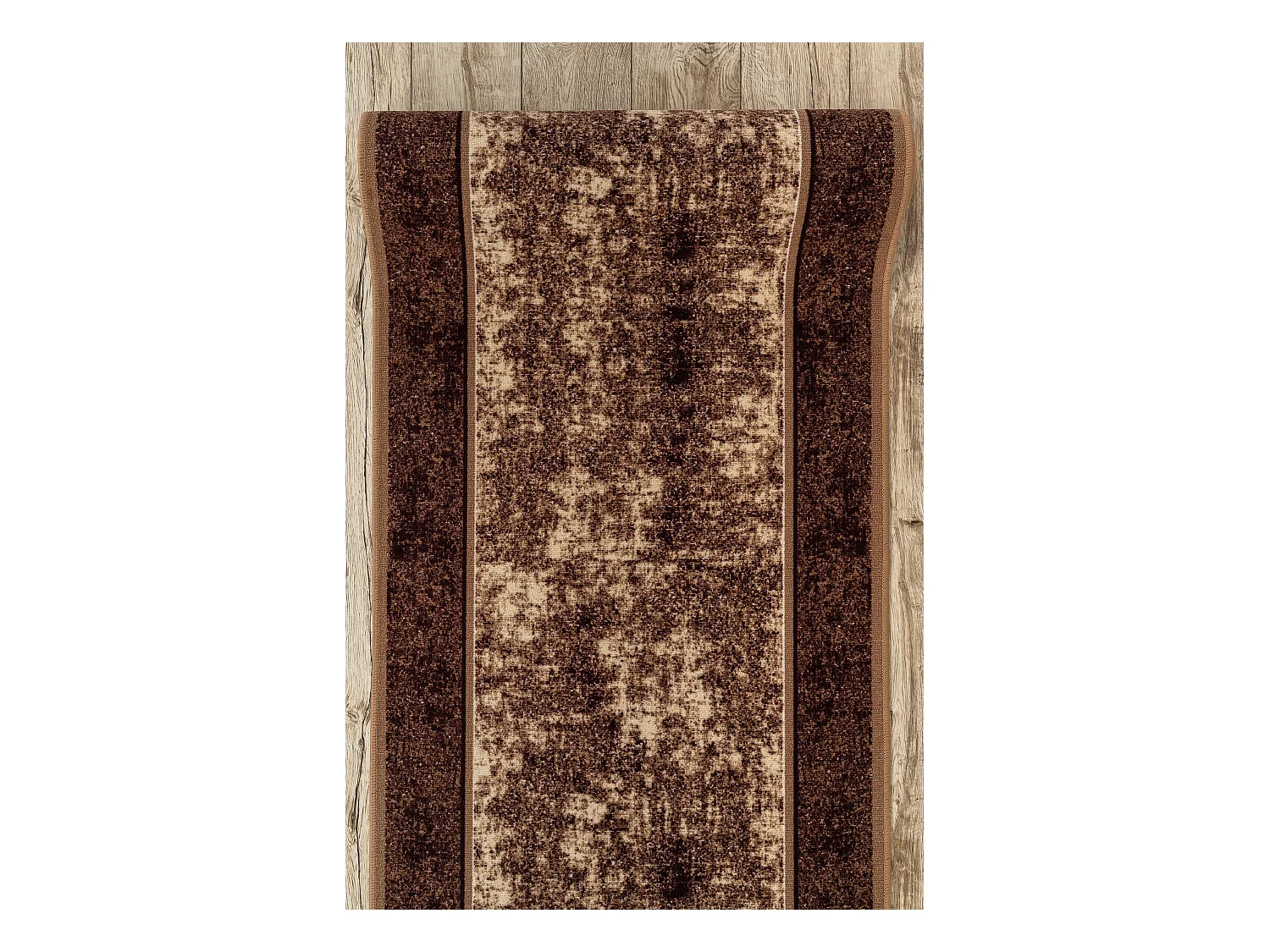 Vloerbekleding met rubber bekleed STARK beige  100x900 cm