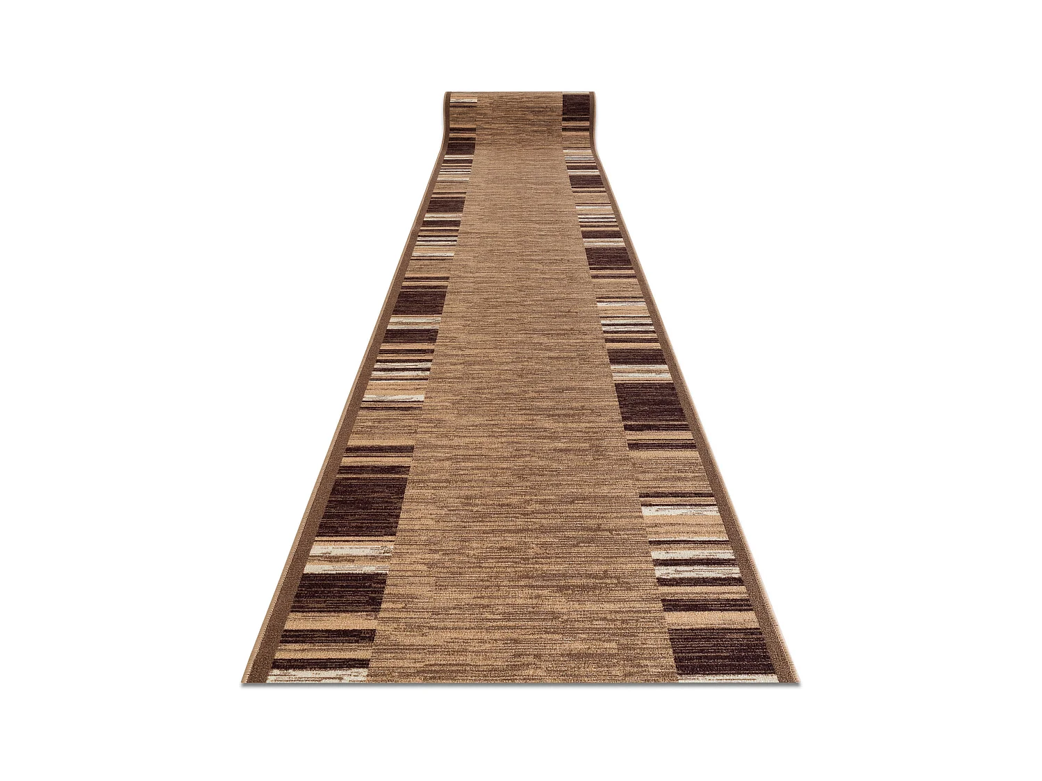 Vloerbekleding met rubber bekleed ADAGIO beige , szerokość 90x200 cm