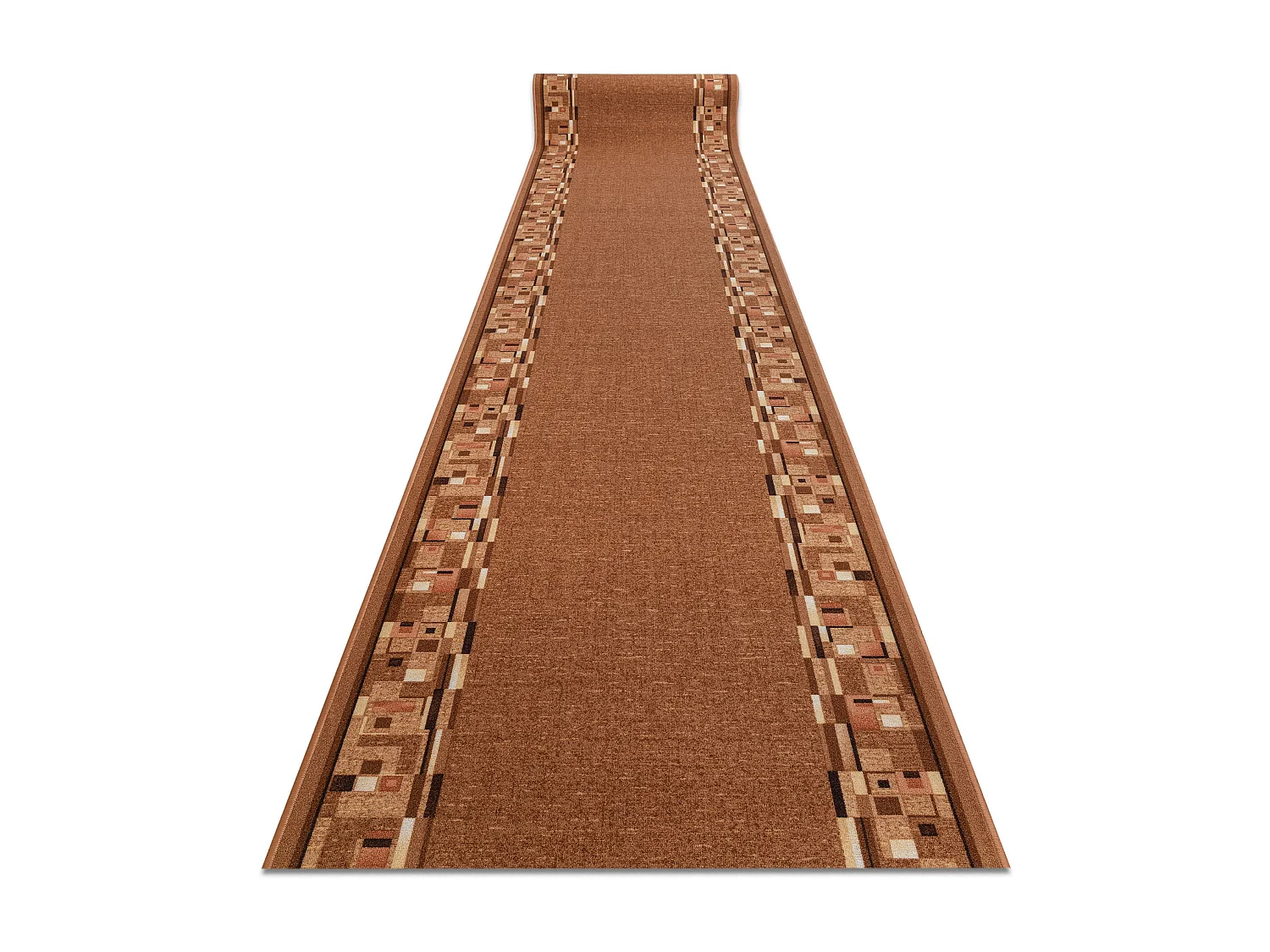 Gegummeerde bestrating BOMBAY donker beige 67x230 cm