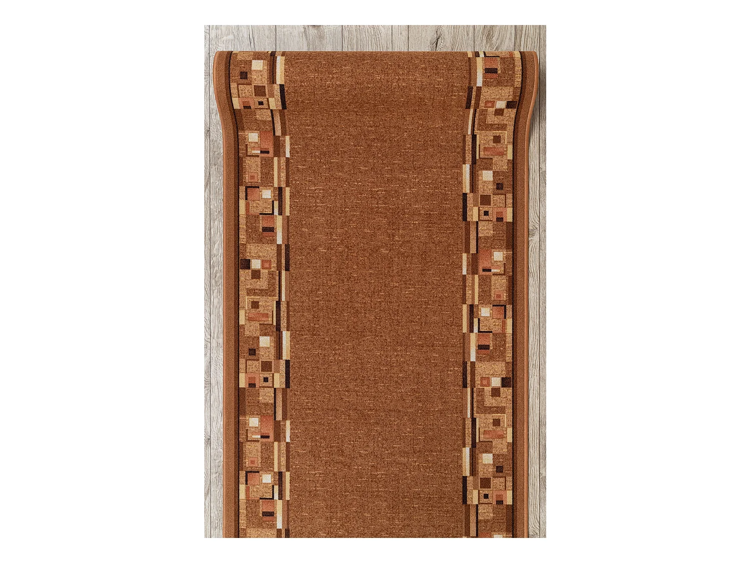 Gegummeerde bestrating BOMBAY donker beige 100x650 cm