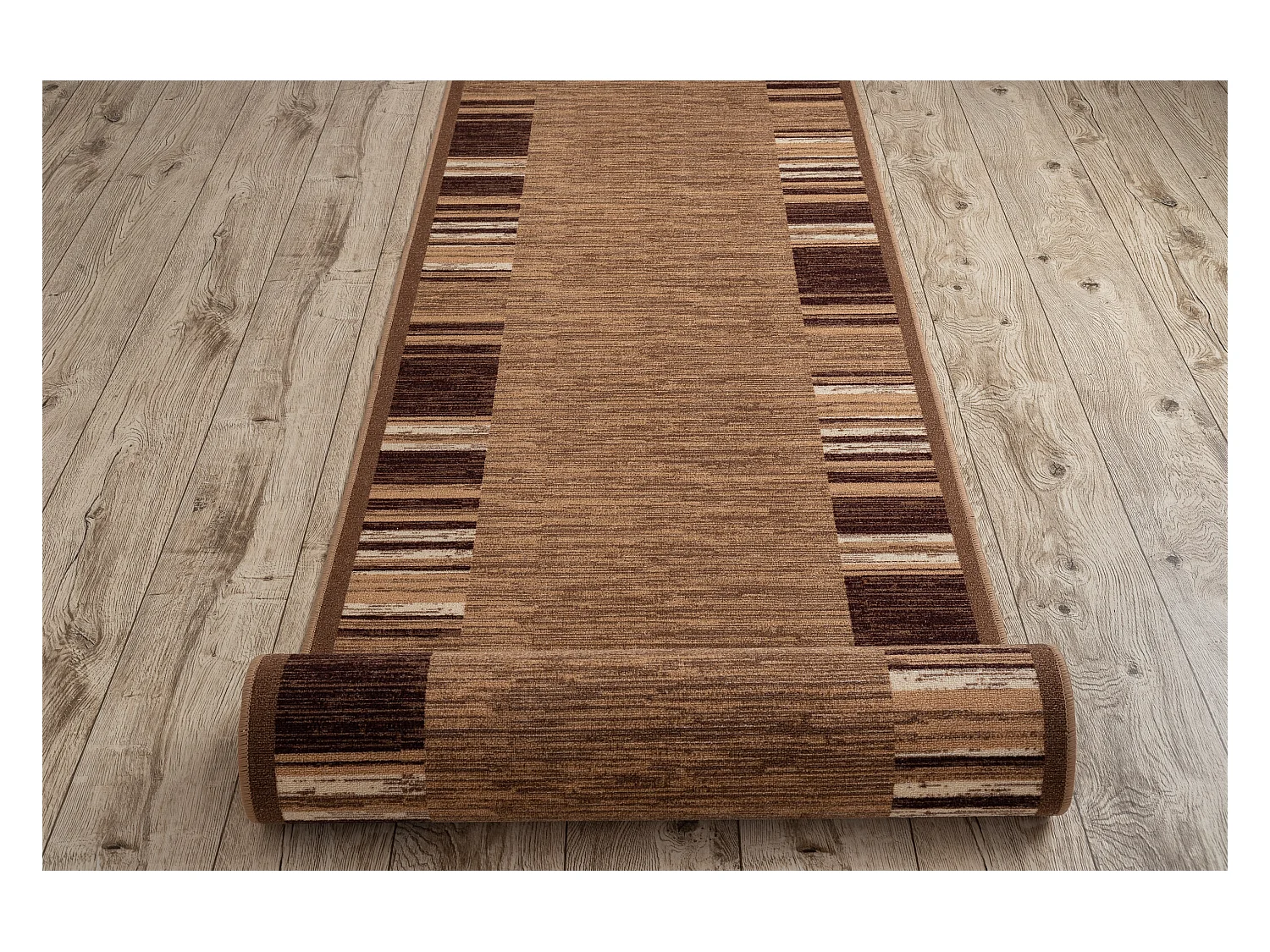 Vloerbekleding met rubber bekleed ADAGIO beige , szerokość 100x200 cm