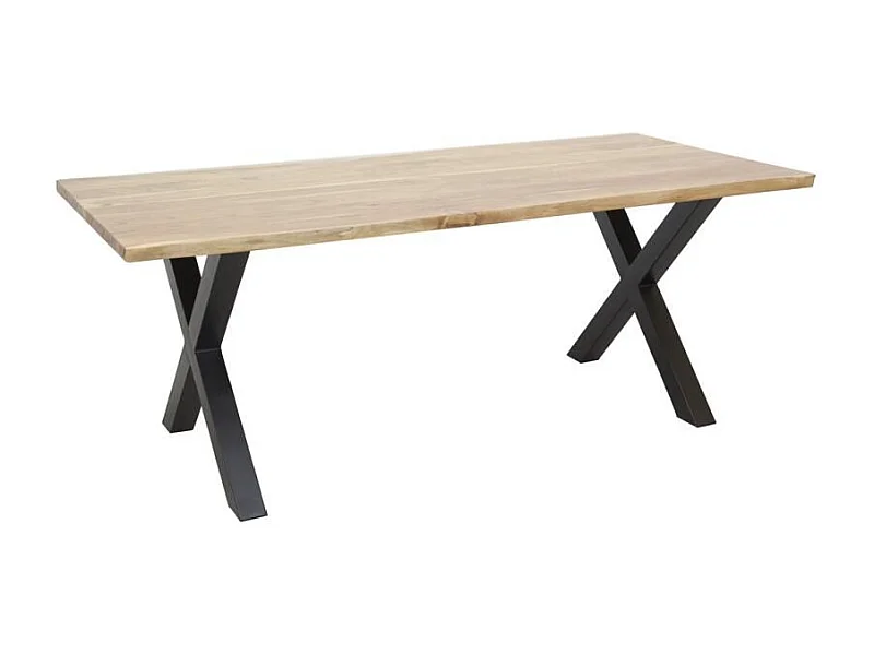 Table rectangulaire en acacia L 180 Ep.25mm