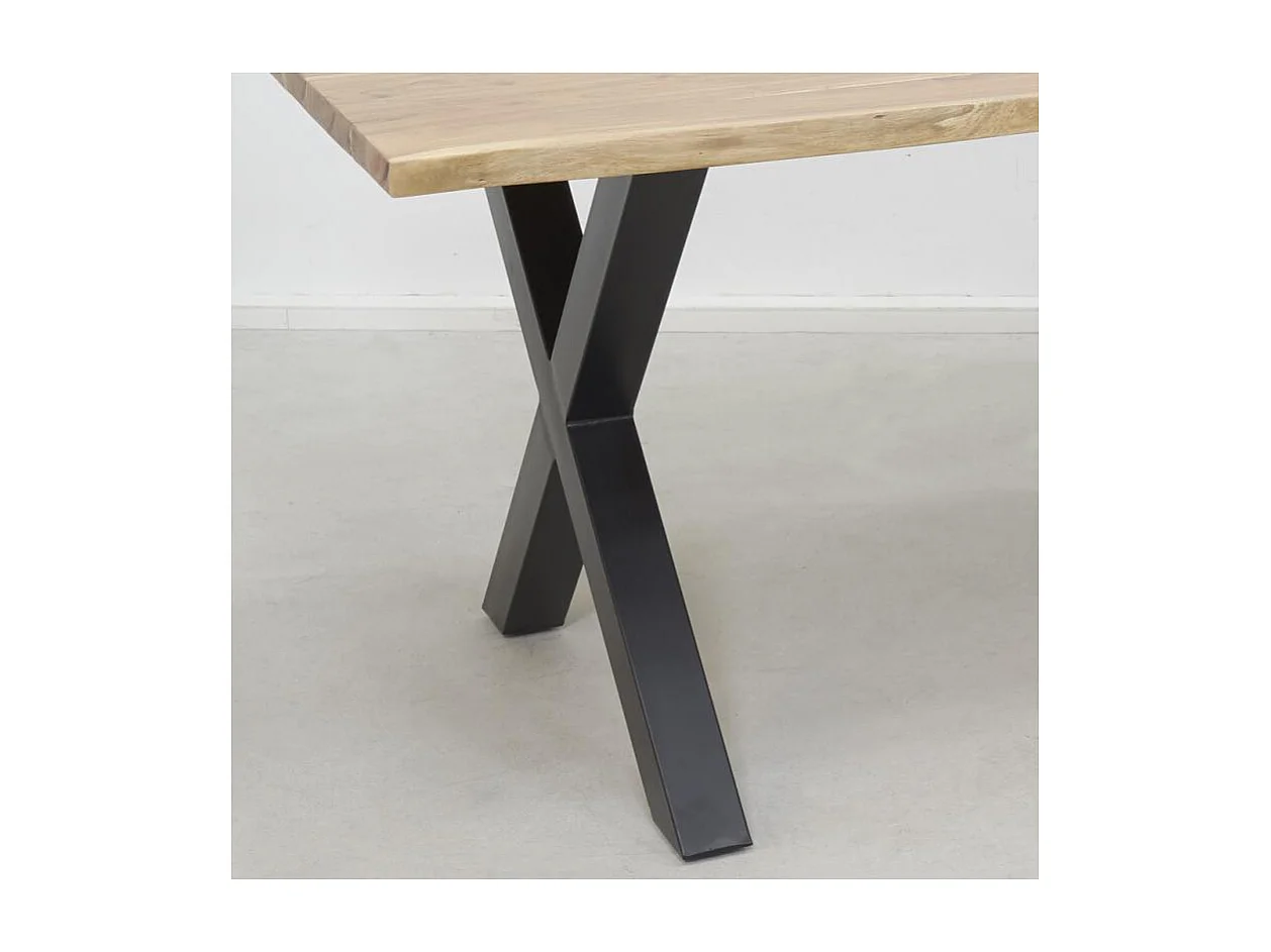 Table rectangulaire en acacia L 180 Ep.25mm