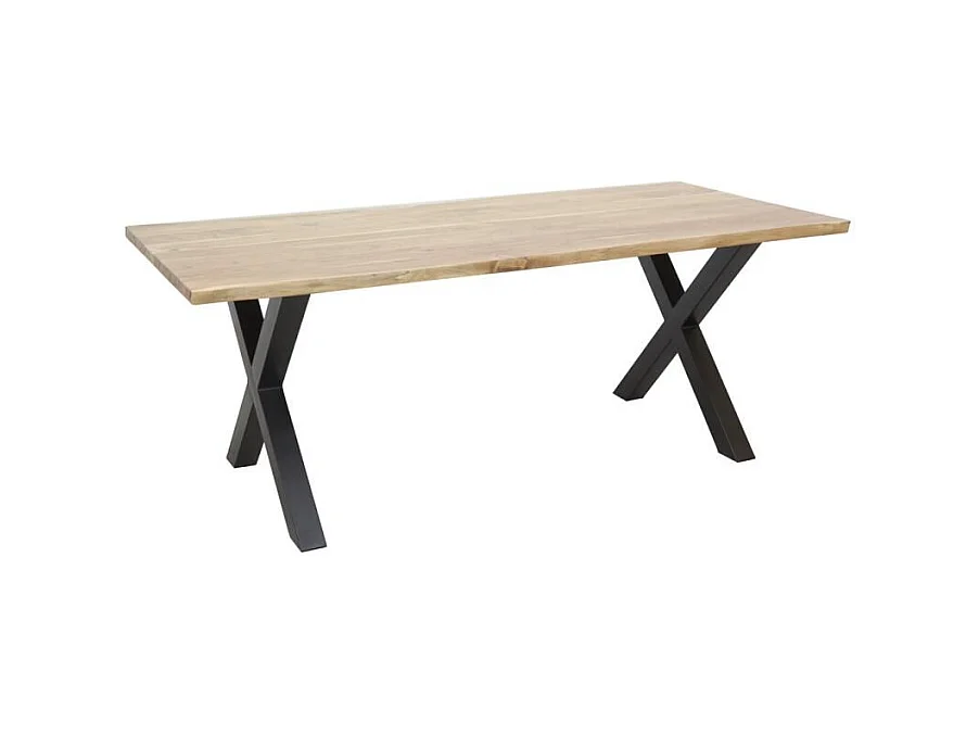 Table rectangulaire en acacia L 180 Ep.25mm