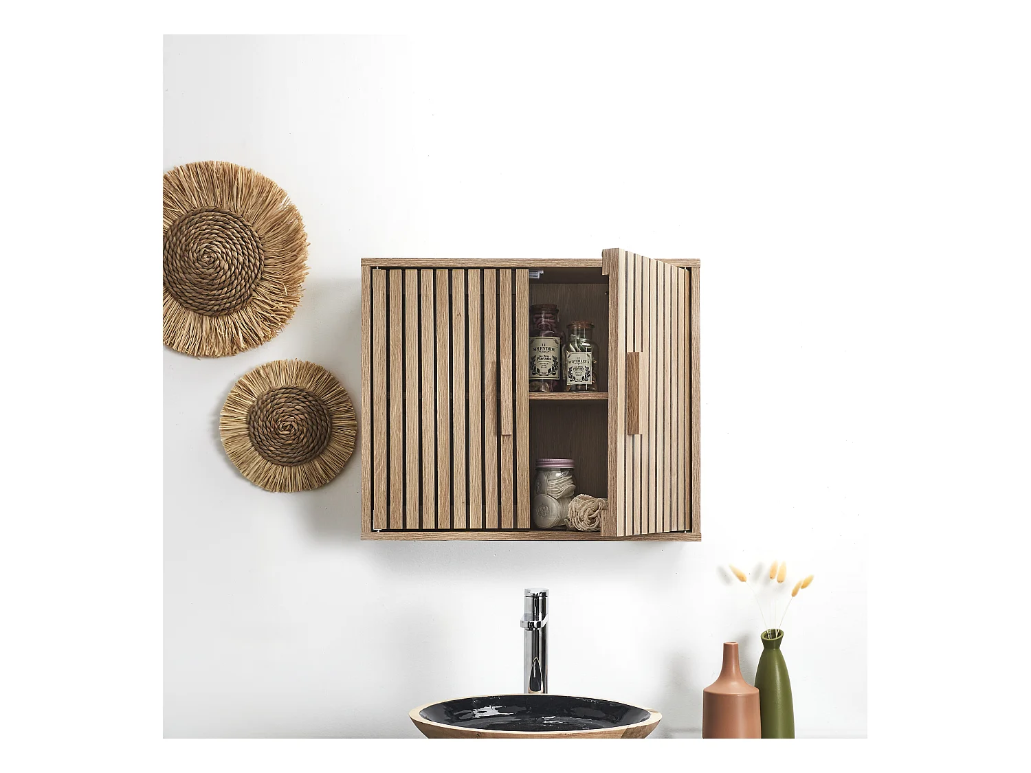 Armoire Murale Klaus M1 Marron