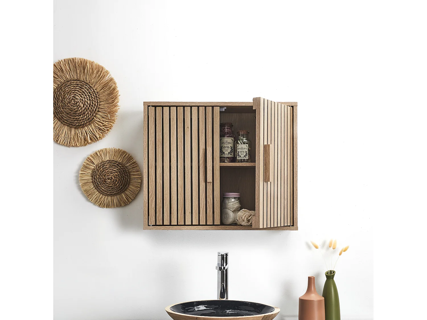 Armoire Murale Klaus M1 Marron