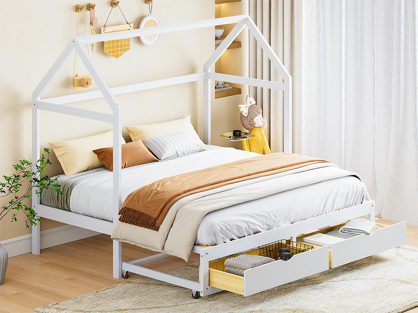 Letto A Castello 90x190 Con Divano - Stile Industriale, Metallo, Per Camera Bambini/Adulti - Foto 8