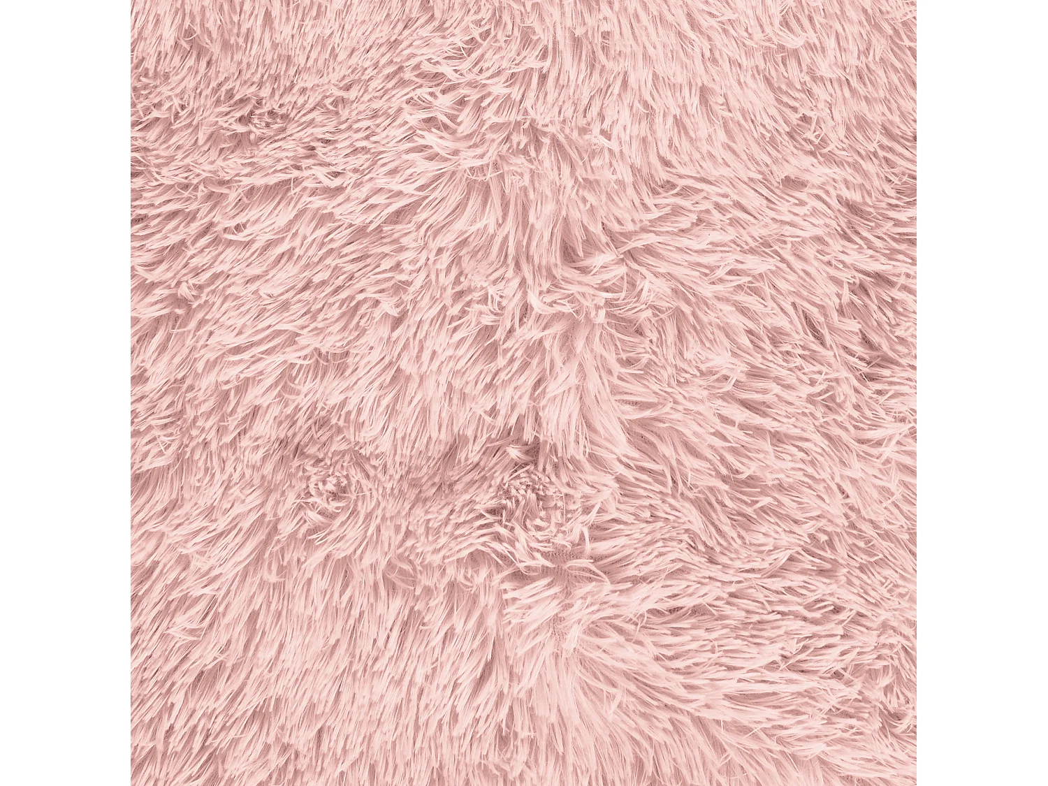 Couvre Lit Poils Longs Rose 220x240cm