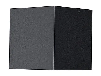 Applique d'extérieur noire avec LED 2 lumières IP54 - Edwin