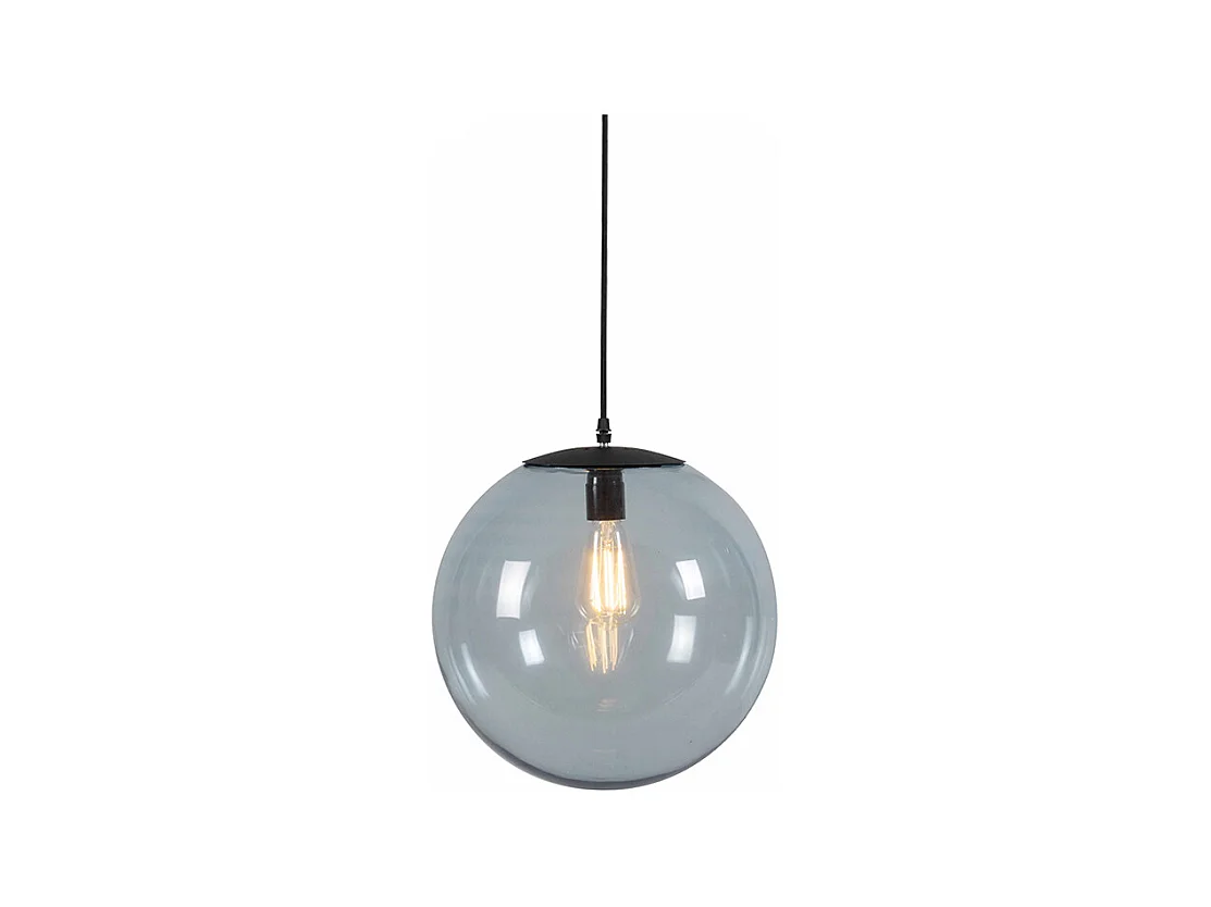 Lampe à suspension Art Déco grise 35 cm - PALLON