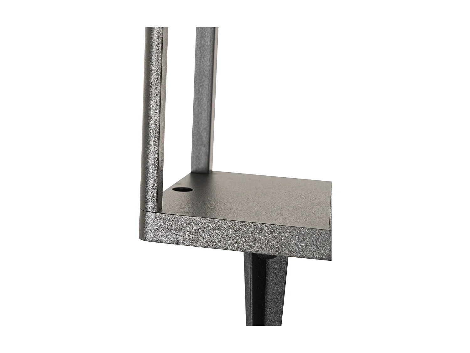 Borne d'extérieur gris foncé 40 cm avec LED et solaire - Sonne